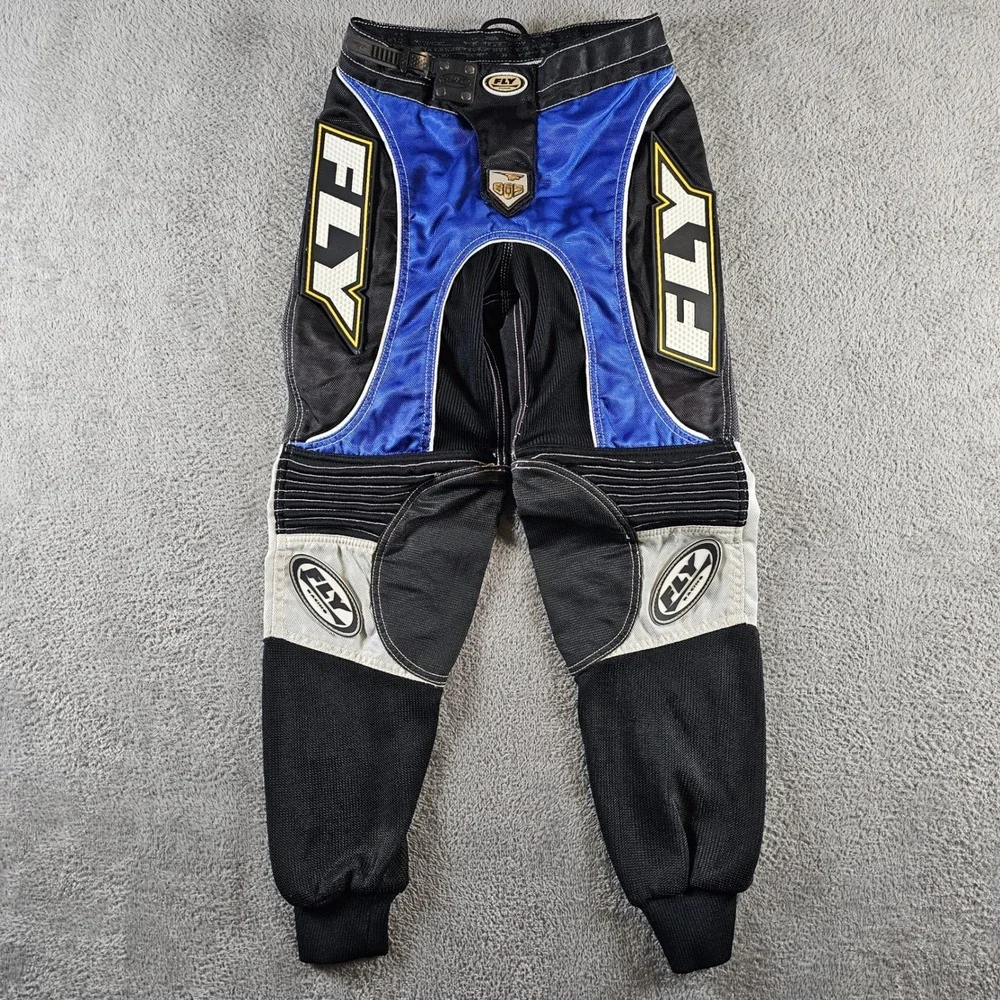 Fly Racing 805 Motocross Pants Black Mens Size 28 Kevlar Reinforced MX Gear‎